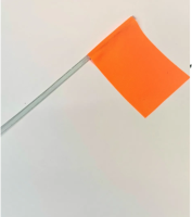 Флажок на жерлицу оранжевый