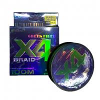 Шнур плетеный GREEN FIBER X4