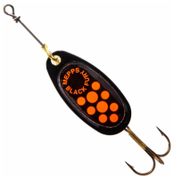 Блесна вращающаяся MEPPS Black Fury Orange1 3,5гр