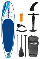 SUP доска HOGGER Touring 10.8" надувная прогулочная, drop-stich двухслойная, голубой/белый
