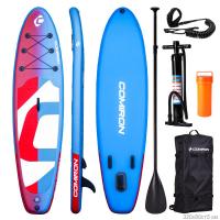 SUP доска (сап) COMIRON 320x80x15  надувная прогулочная, синий