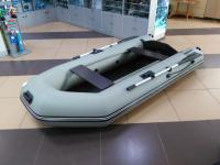 Надувная ПВХ лодка Муссон 2800 серый/синий