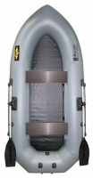 Надувная ПВХ лодка Муссон K-280 серый