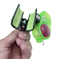 Сигнализатор поклевки электронный, на прищепке, зеленый