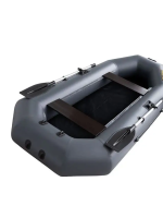 Надувная ПВХ лодка Муссон S-280 серый