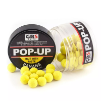 Бойлы GBS Baits Pop-up плавающие 12мм 40гр Banana Банан