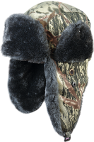 Шапка - ушанка мех, серый