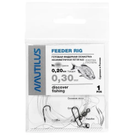 Оснастка фидерная NAUTILUS несимметричная петля № 12, 13