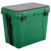 Ящик зимний ТРИ КИТА 4 отделения для приманок 31х36х24см, зеленый